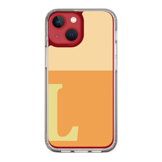 Slim Protection Case［ Original - initial two tone - L orange ］