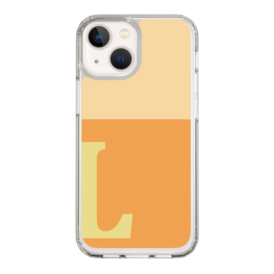 Slim Protection Case［ Original - initial two tone - L orange ］