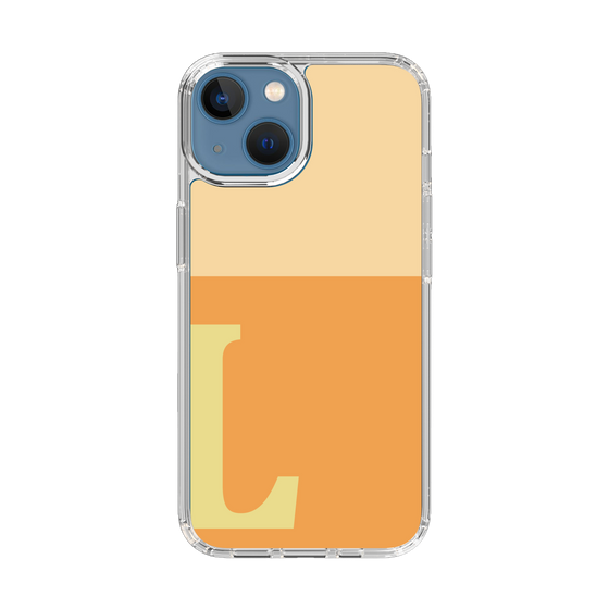 Slim Protection Case［ Original - initial two tone - L orange ］