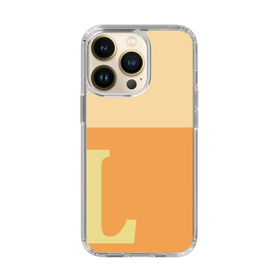 Slim Protection Case［ Original - initial two tone - L orange ］