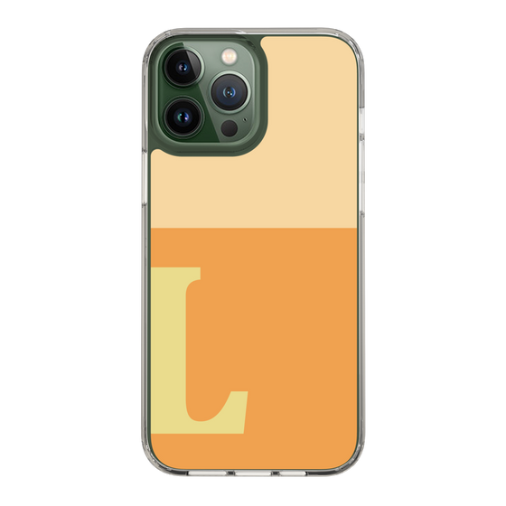 Slim Protection Case［ Original - initial two tone - L orange ］
