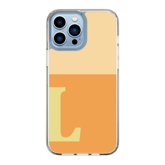 Slim Protection Case［ Original - initial two tone - L orange ］