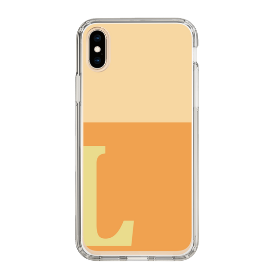Slim Protection Case［ Original - initial two tone - L orange ］