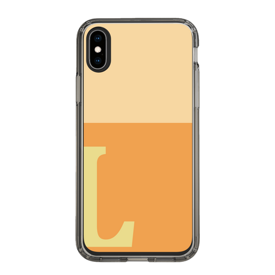 Slim Protection Case［ Original - initial two tone - L orange ］