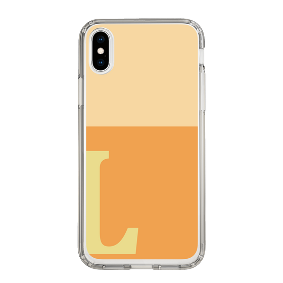 Slim Protection Case［ Original - initial two tone - L orange ］