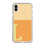 Slim Protection Case［ Original - initial two tone - L orange ］