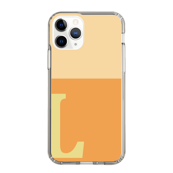 Slim Protection Case［ Original - initial two tone - L orange ］