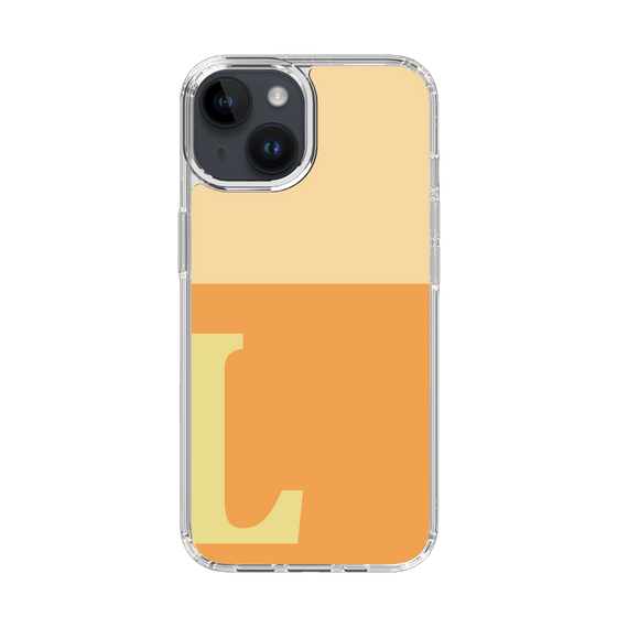 Slim Protection Case［ Original - initial two tone - L orange ］