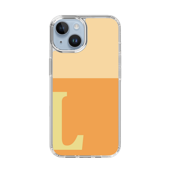 Slim Protection Case［ Original - initial two tone - L orange ］