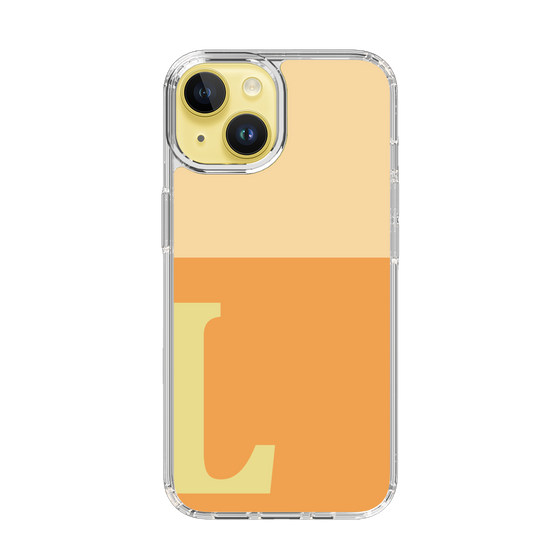 Slim Protection Case［ Original - initial two tone - L orange ］