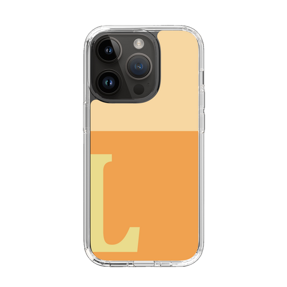 Slim Protection Case［ Original - initial two tone - L orange ］