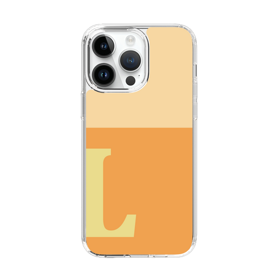 Slim Protection Case［ Original - initial two tone - L orange ］