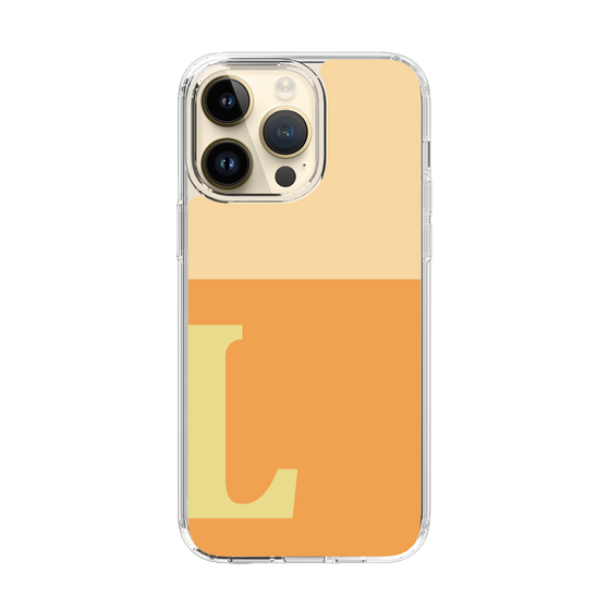 Slim Protection Case［ Original - initial two tone - L orange ］