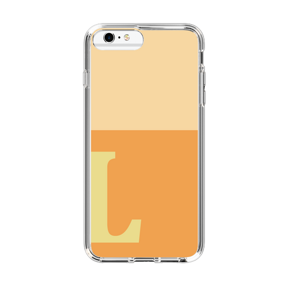 Slim Protection Case［ Original - initial two tone - L orange ］