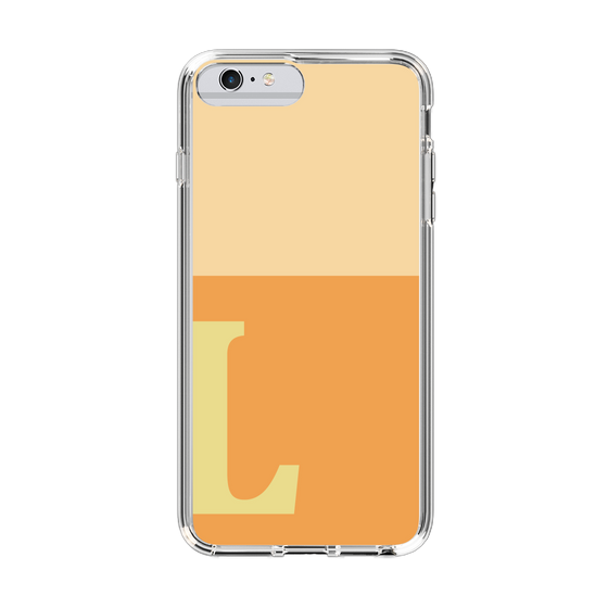 Slim Protection Case［ Original - initial two tone - L orange ］