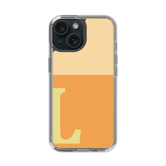 Slim Protection Case［ Original - initial two tone - L orange ］