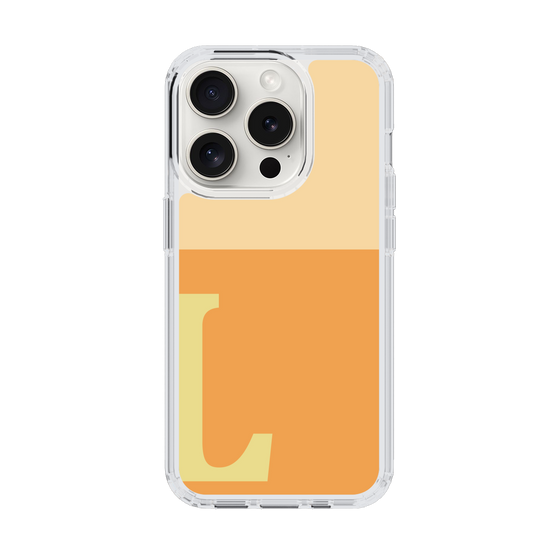 Slim Protection Case［ Original - initial two tone - L orange ］