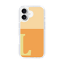 Slim Protection Case［ オリジナル - initial two tone - L orange ］