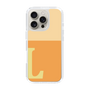 Slim Protection Case［ オリジナル - initial two tone - L orange ］
