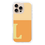 Slim Protection Case［ オリジナル - initial two tone - L orange ］