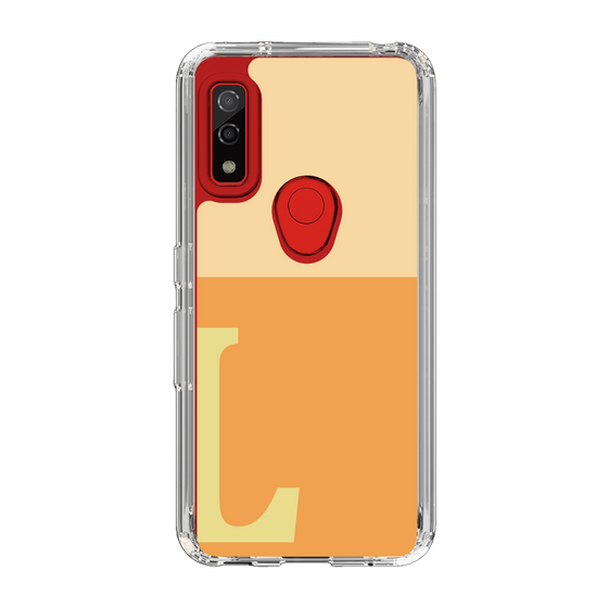 Slim Protection Case［ Original - initial two tone - L orange ］