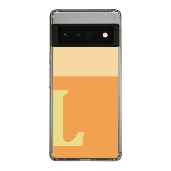 Slim Protection Case［ Original - initial two tone - L orange ］