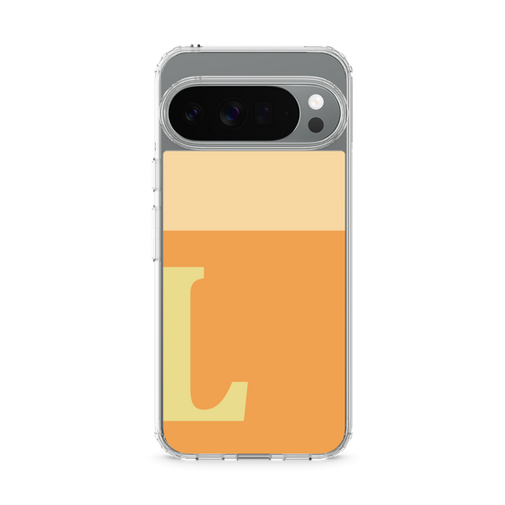 Slim Protection Case［ Original - initial two tone - L orange ］