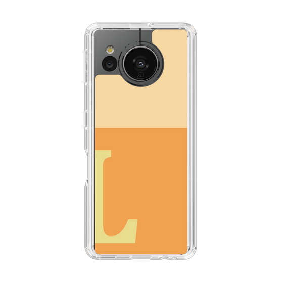 Slim Protection Case［ Original - initial two tone - L orange ］