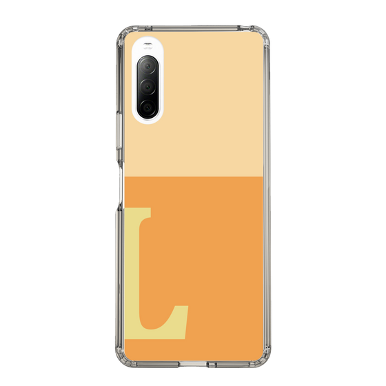 Slim Protection Case［ Original - initial two tone - L orange ］