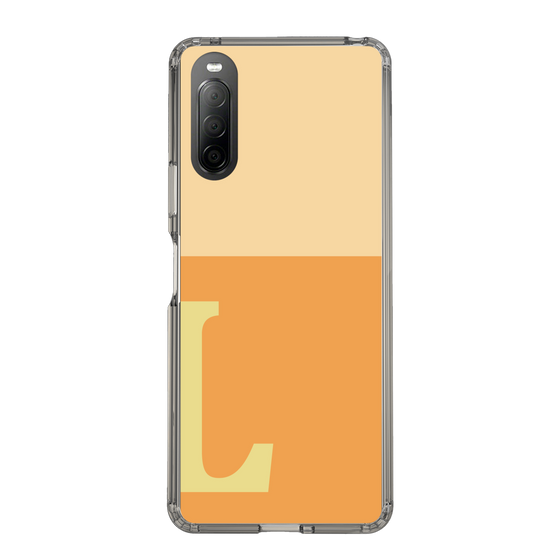 Slim Protection Case［ Original - initial two tone - L orange ］