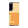 Slim Protection Case［ Original - initial two tone - L orange ］