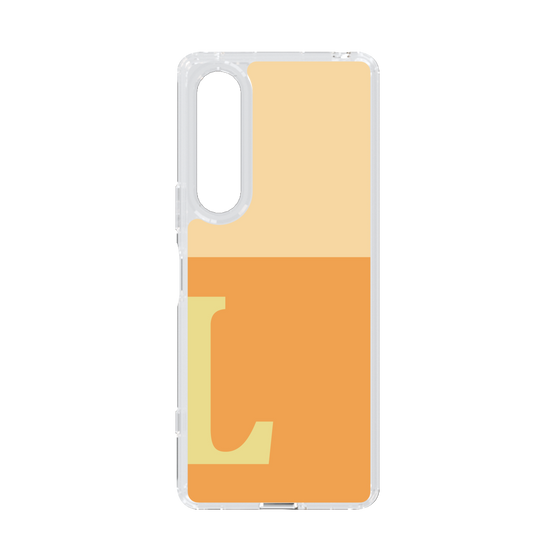 Slim Protection Case［ Original - initial two tone - L orange ］