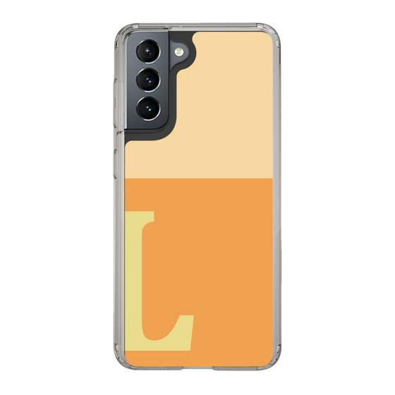 Slim Protection Case［ Original - initial two tone - L orange ］