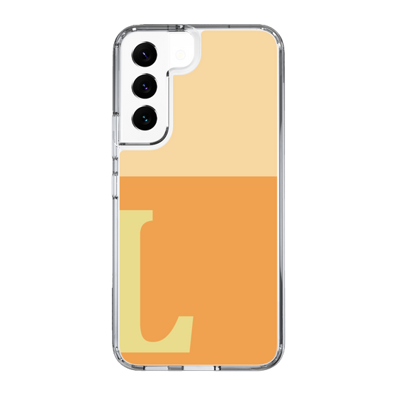 Slim Protection Case［ Original - initial two tone - L orange ］