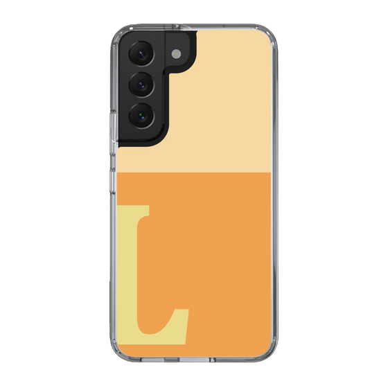 Slim Protection Case［ Original - initial two tone - L orange ］
