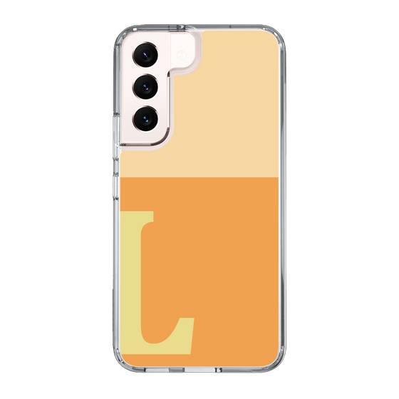 Slim Protection Case［ Original - initial two tone - L orange ］