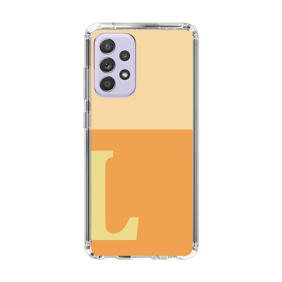 Slim Protection Case［ Original - initial two tone - L orange ］