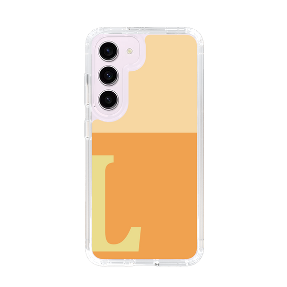 Slim Protection Case［ Original - initial two tone - L orange ］