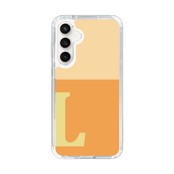 Slim Protection Case［ Original - initial two tone - L orange ］