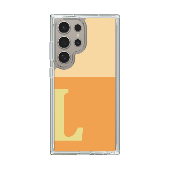Slim Protection Case［ Original - initial two tone - L orange ］
