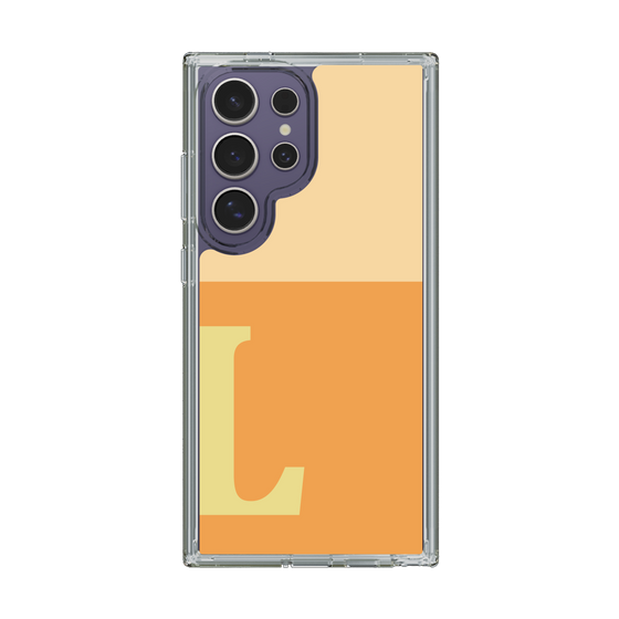 Slim Protection Case［ Original - initial two tone - L orange ］
