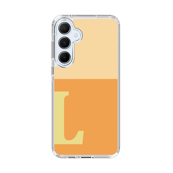 Slim Protection Case［ オリジナル - initial two tone - L orange ］