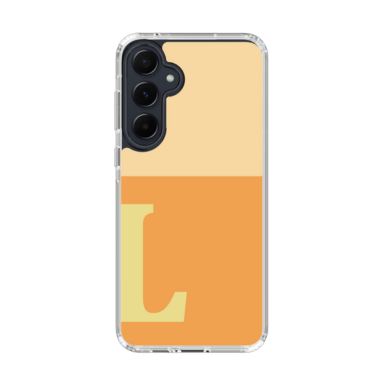 Slim Protection Case［ オリジナル - initial two tone - L orange ］