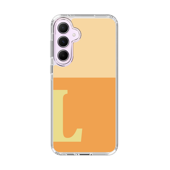 Slim Protection Case［ オリジナル - initial two tone - L orange ］