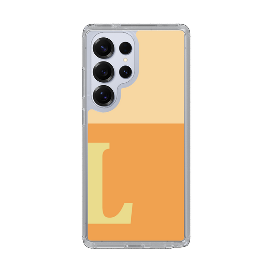 Slim Protection Case［ Original - initial two tone - L orange ］