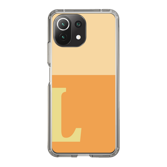 Slim Protection Case［ Original - initial two tone - L orange ］