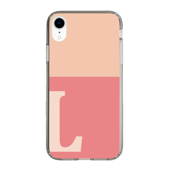 Slim Protection Case［ Original - initial two tone - L pink ］