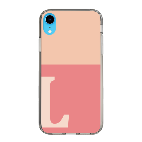Slim Protection Case［ Original - initial two tone - L pink ］