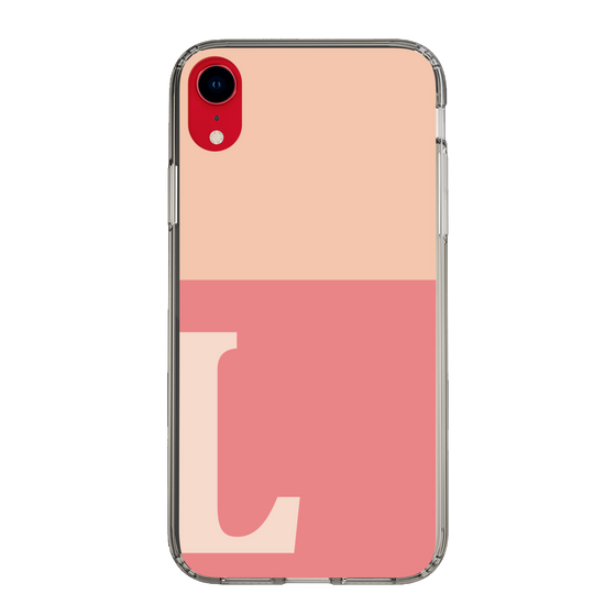 Slim Protection Case［ Original - initial two tone - L pink ］