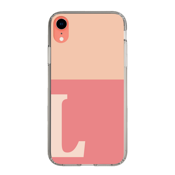 Slim Protection Case［ Original - initial two tone - L pink ］